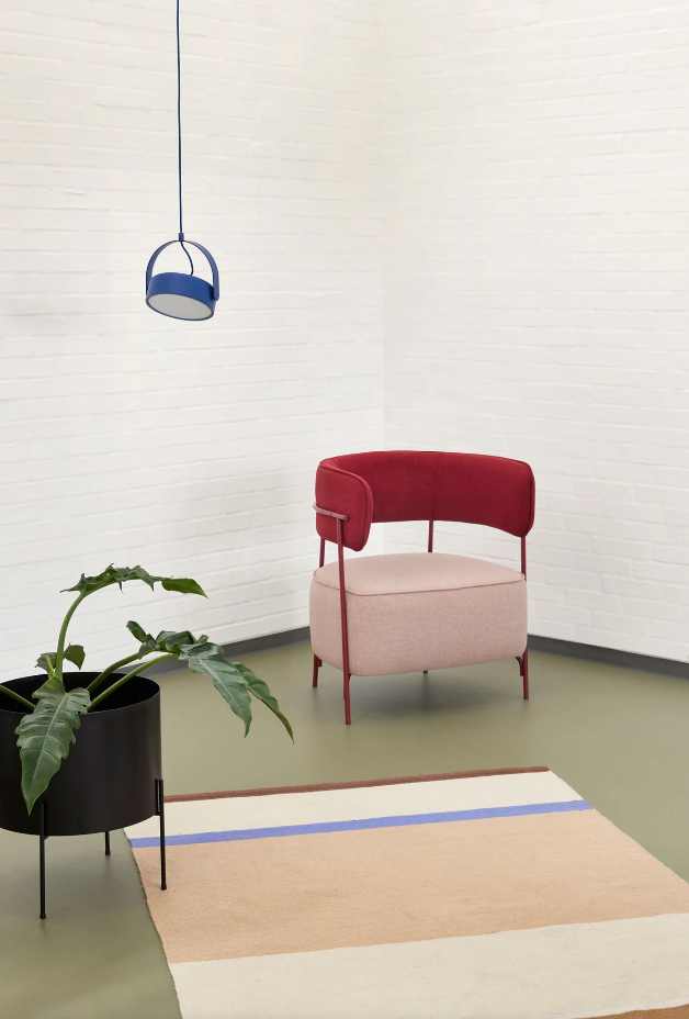 Hübsch Airy Plantekasse Large Sort