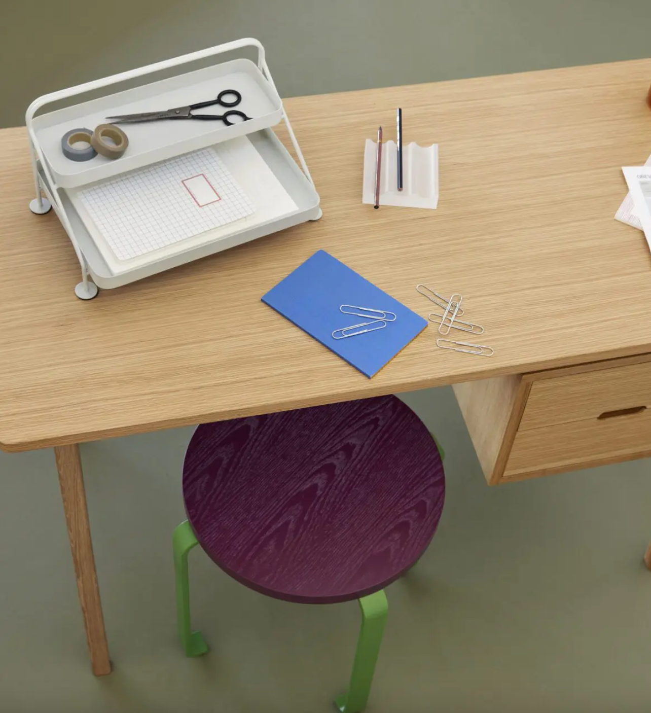 Hübsch Architect Skrivebord Natur