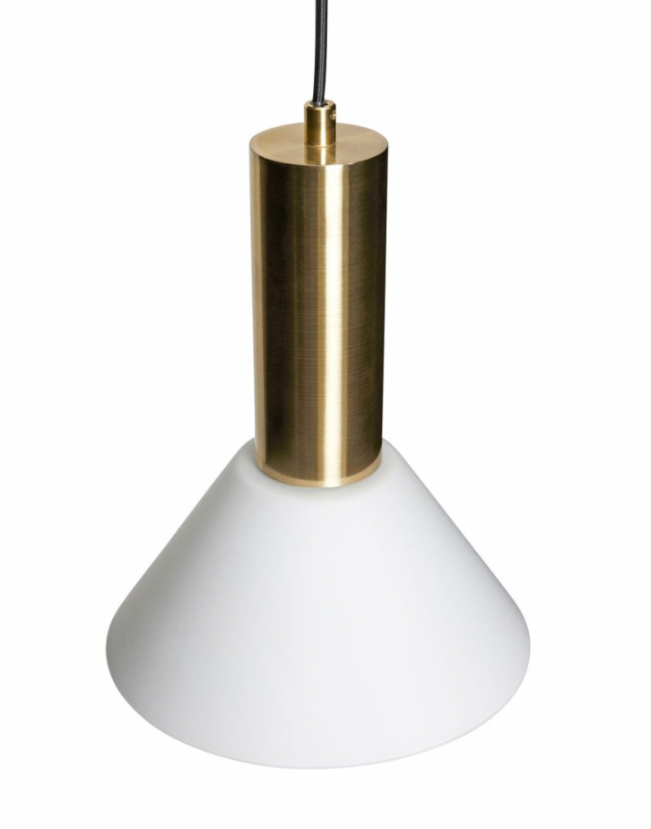Hübsch Contrast Loftslampe Messingfarve