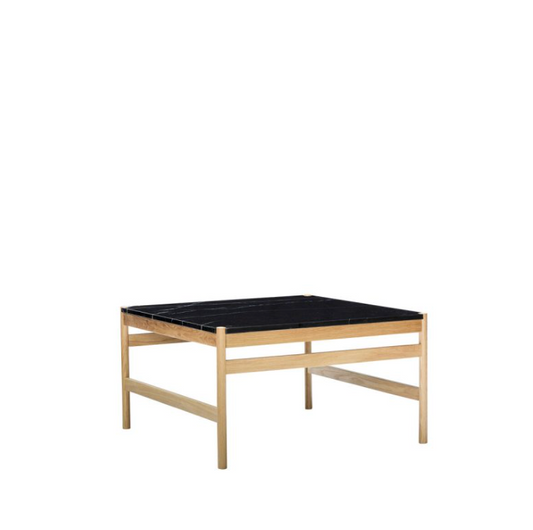 Hübsch Raw Sofabord Sort/Natur