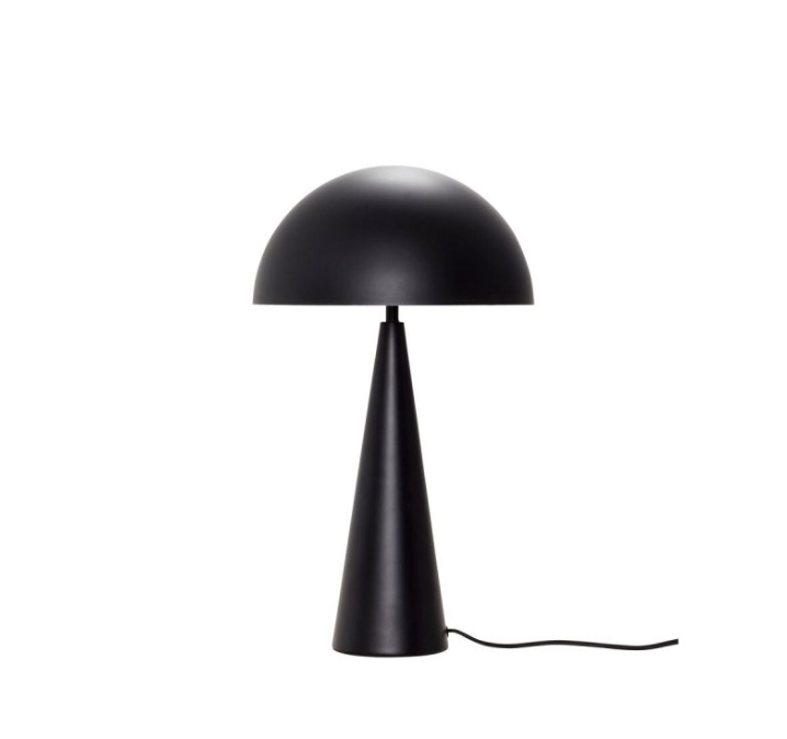 Hübsch Mush Bordlampe Høj Sort