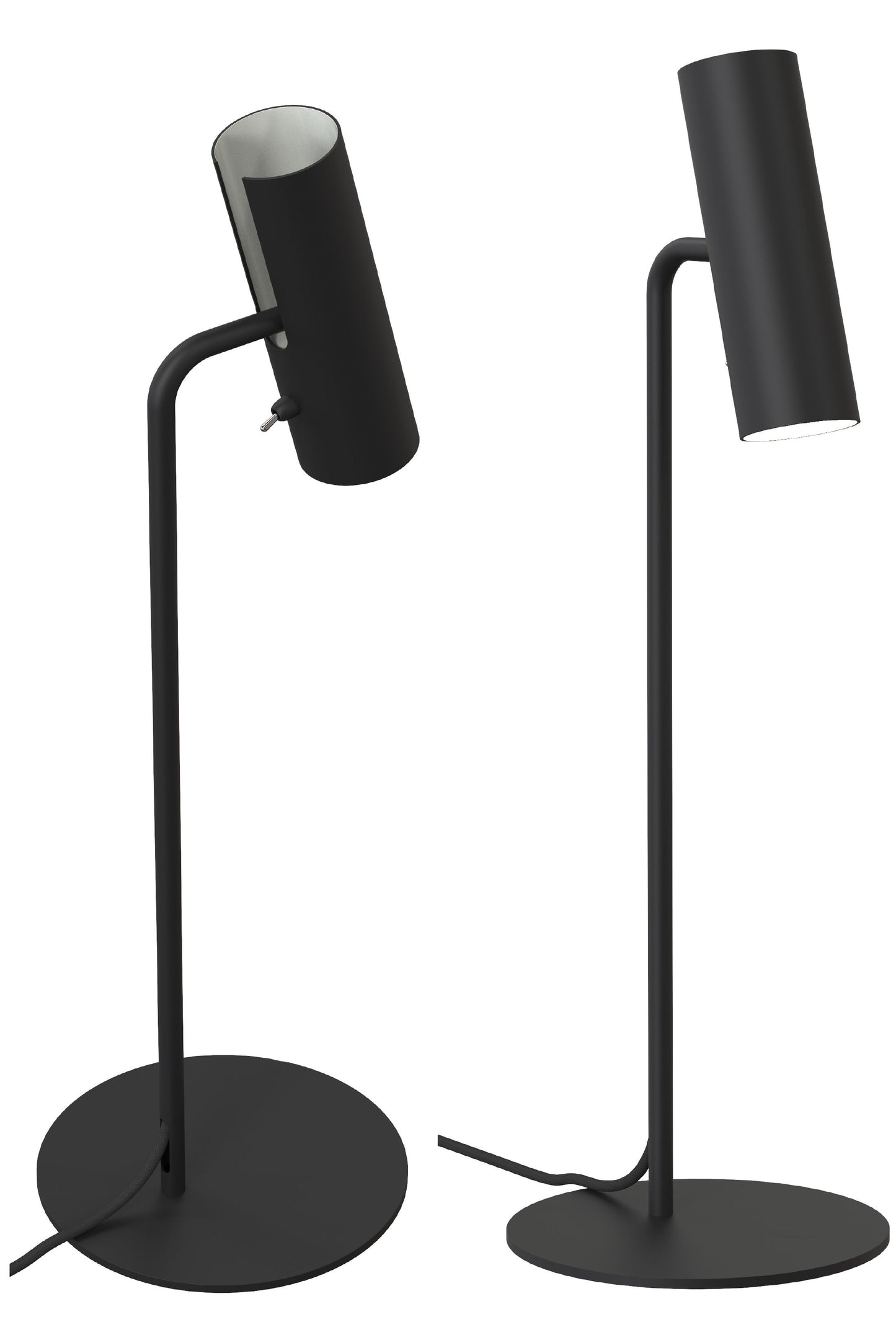 MIB Bordlampe Sort