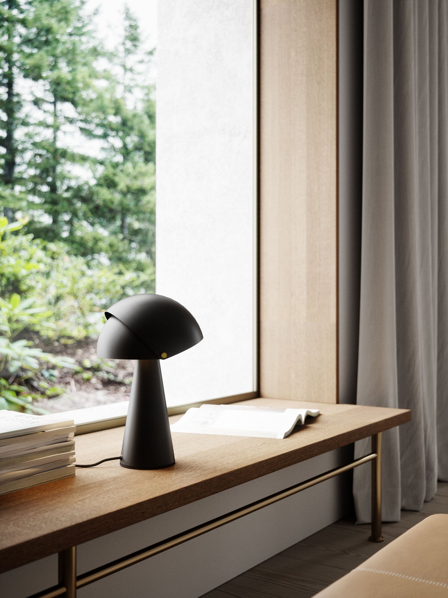 Align Bordlampe Sort