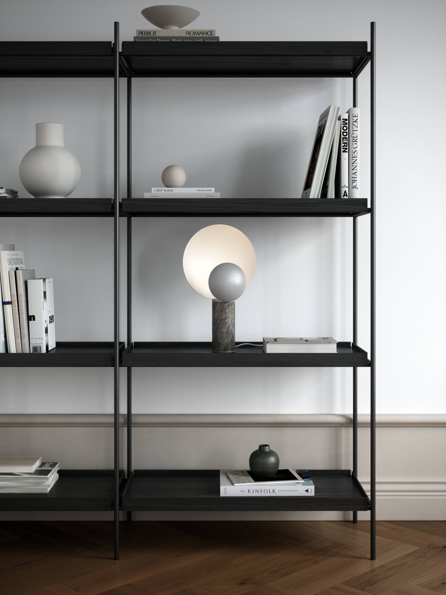 Caché Bordlampe Matgrå