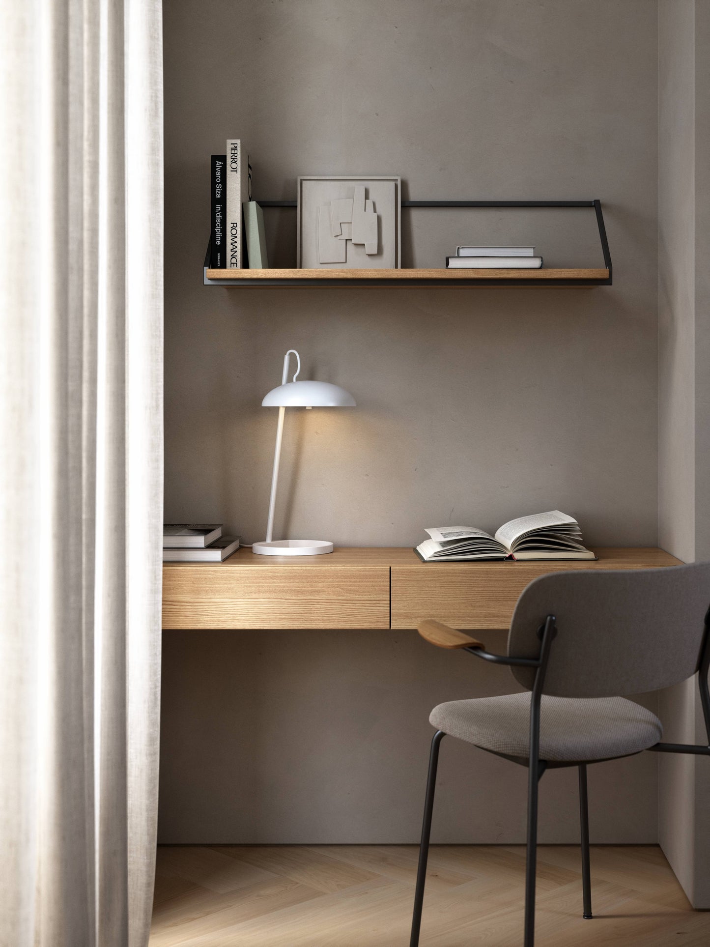 Versale Bordlampe Hvid