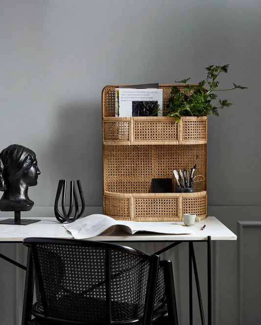 NORDAL LUCCA HYLDE I RATTAN MED FLET