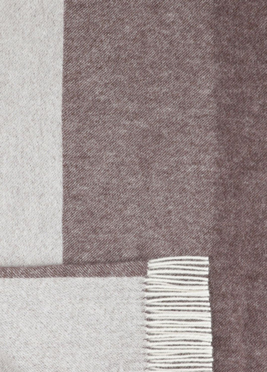 Sekan Studio Uld Plaid - Mørkebrun