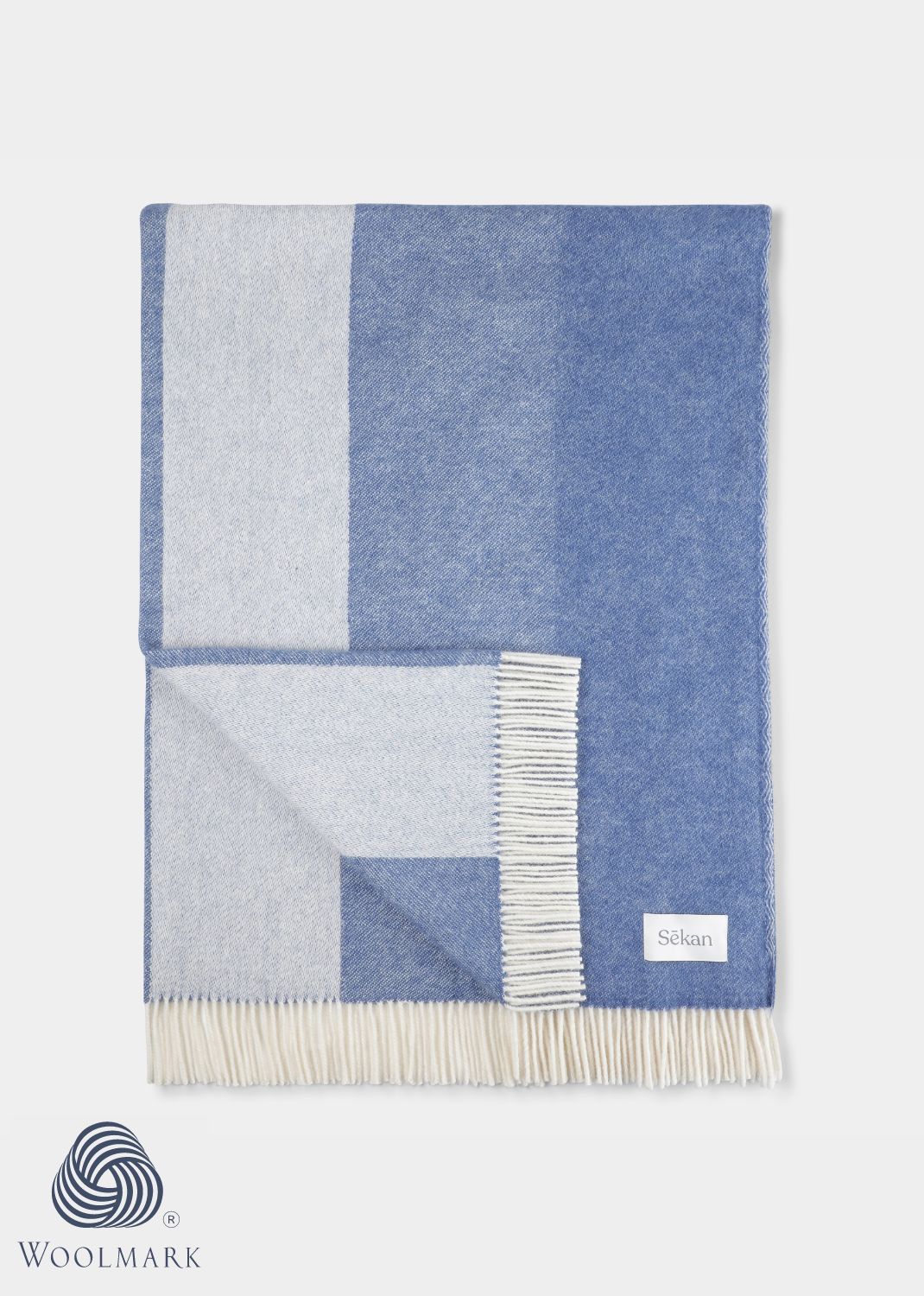 Sekan Studio Uld Plaid - Blå
