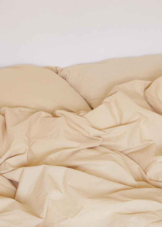 Sekan Studio Sengesæt - Beige/Gul