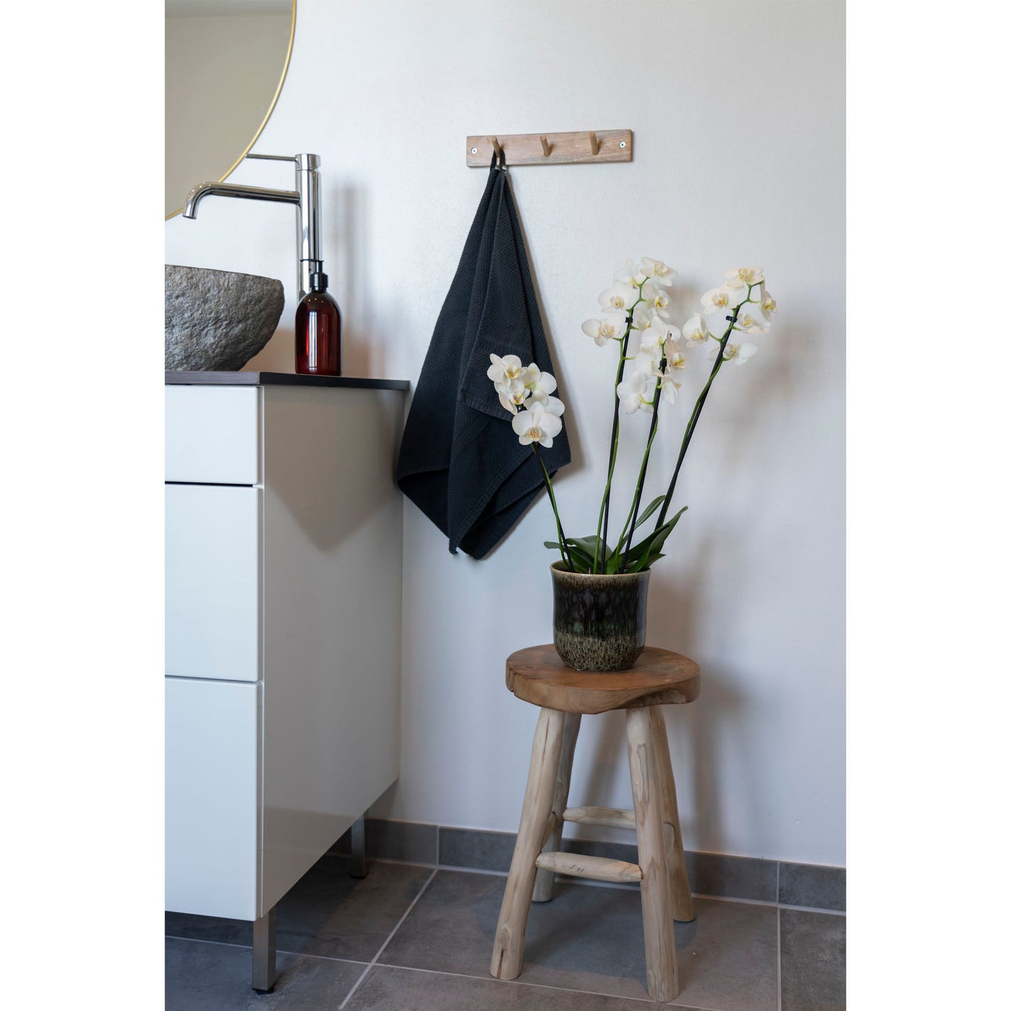 HOUSE NORDIC BADIA TEAK TABURET