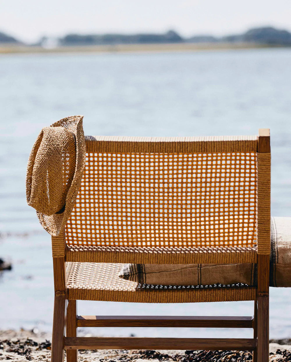 NORDAL VASAI LOUNGE HAVESTOL I FLETTET POLYRATTAN NATUR