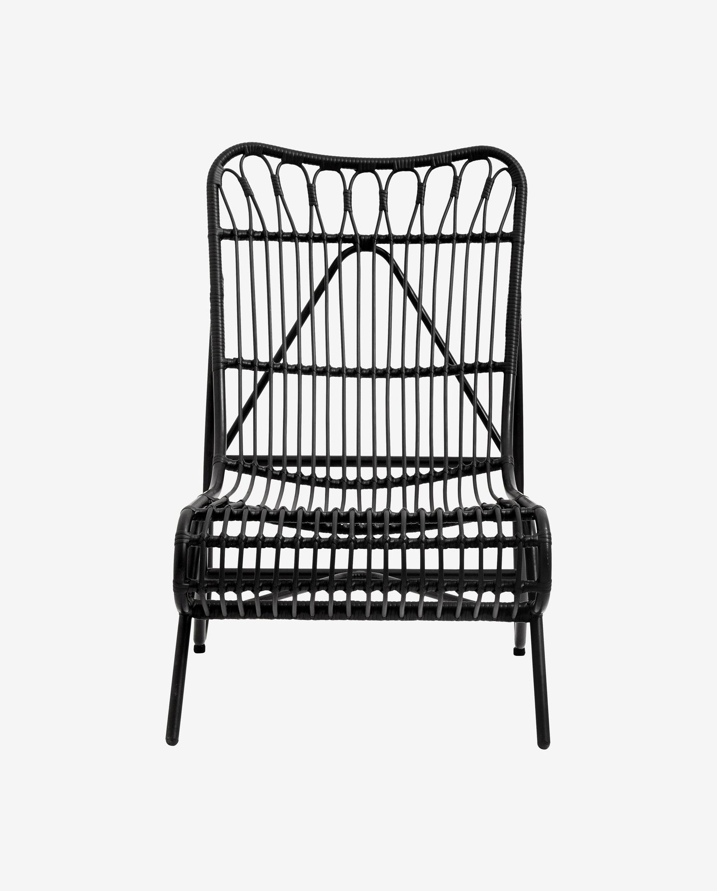 NORDAL KURVESTOL I FLETTET POLYRATTAN
