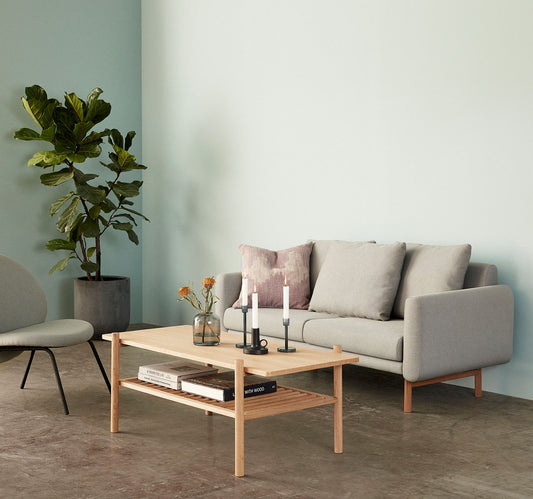 Hübsch Acorn Sofabord Firkantet Natur