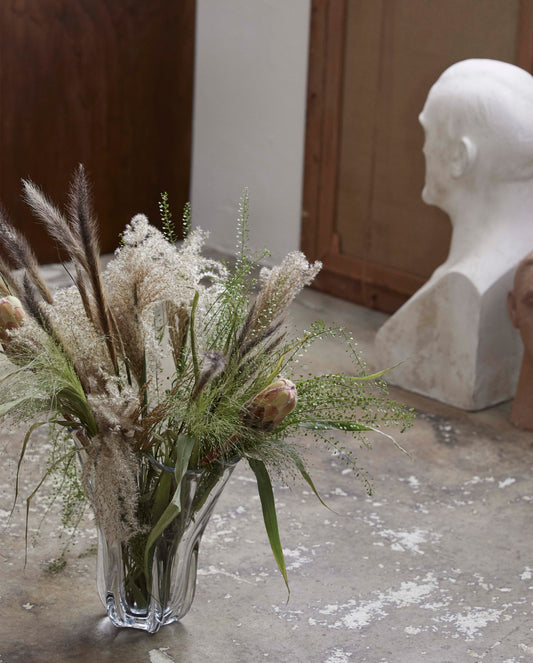 NORDAL KOMNIO VASE - CLEAR