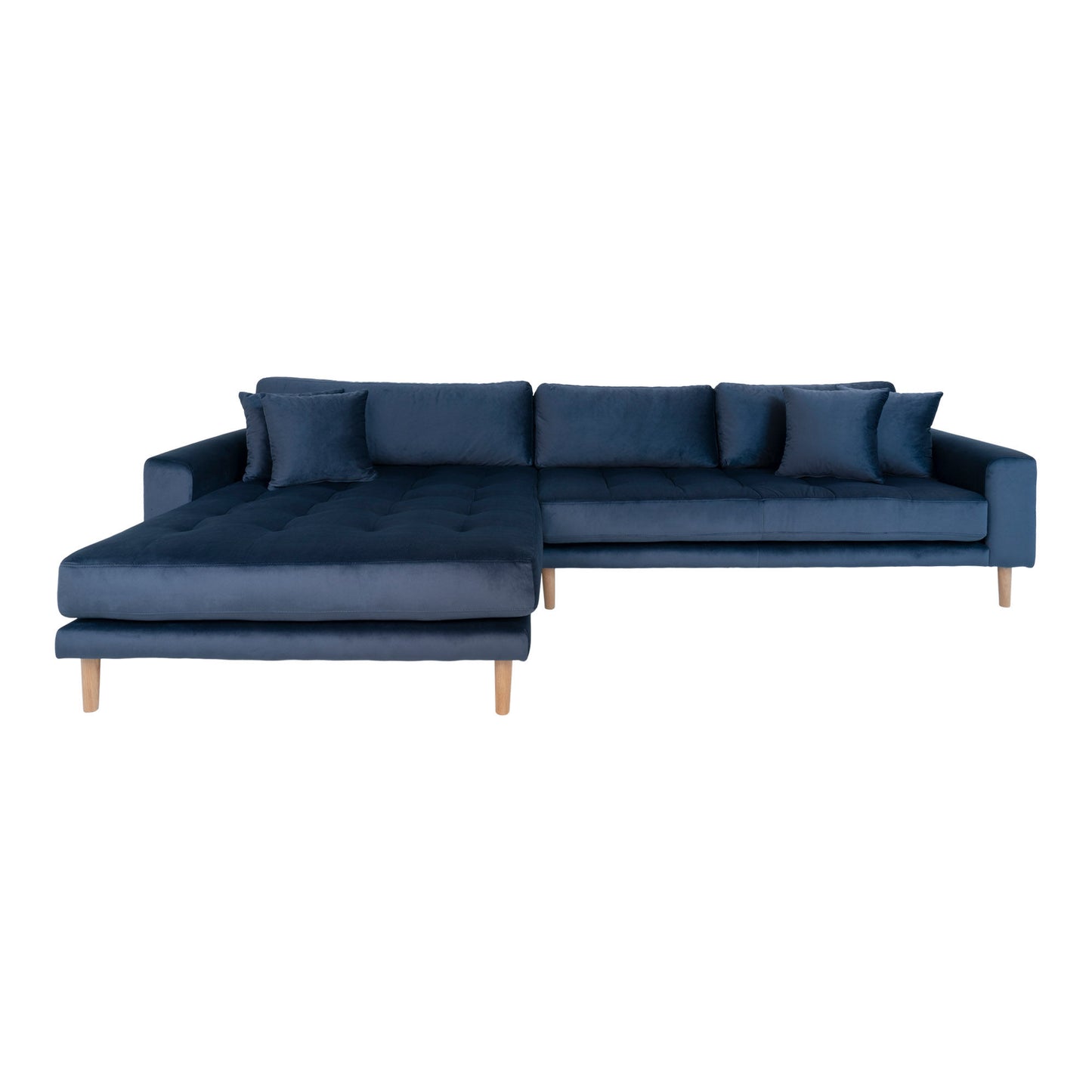 HOUSE NORDIC LIDO LOUNGE SOFA MØRKEBLÅ VELOUR