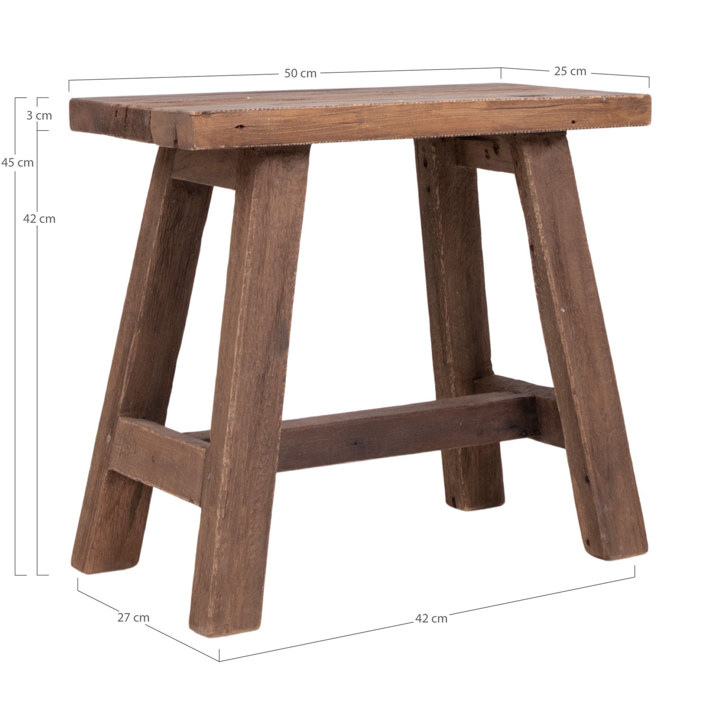 HOUSE NORDIC BARCELONA TEAK BÆNK SMALL