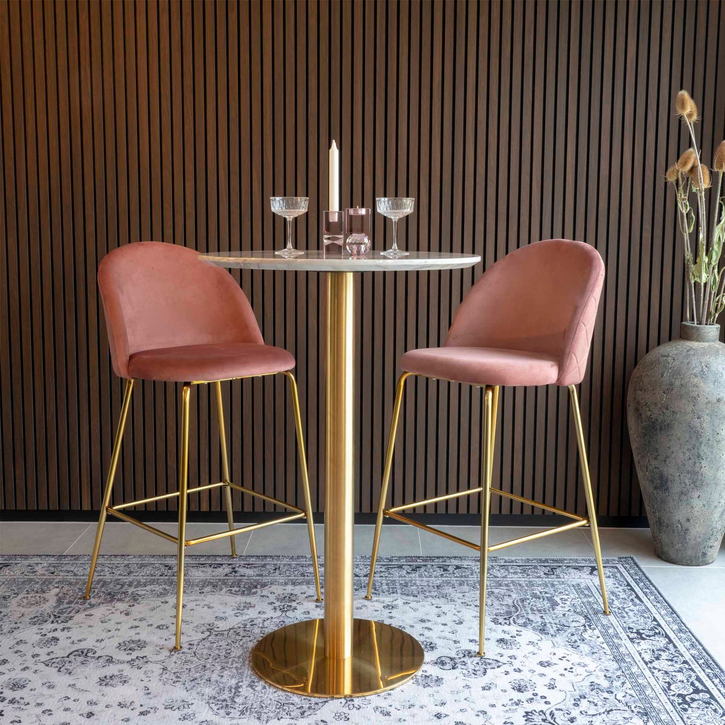 HOUSE NORDIC LAUSANNE BARSTOL - SÆT AF 2