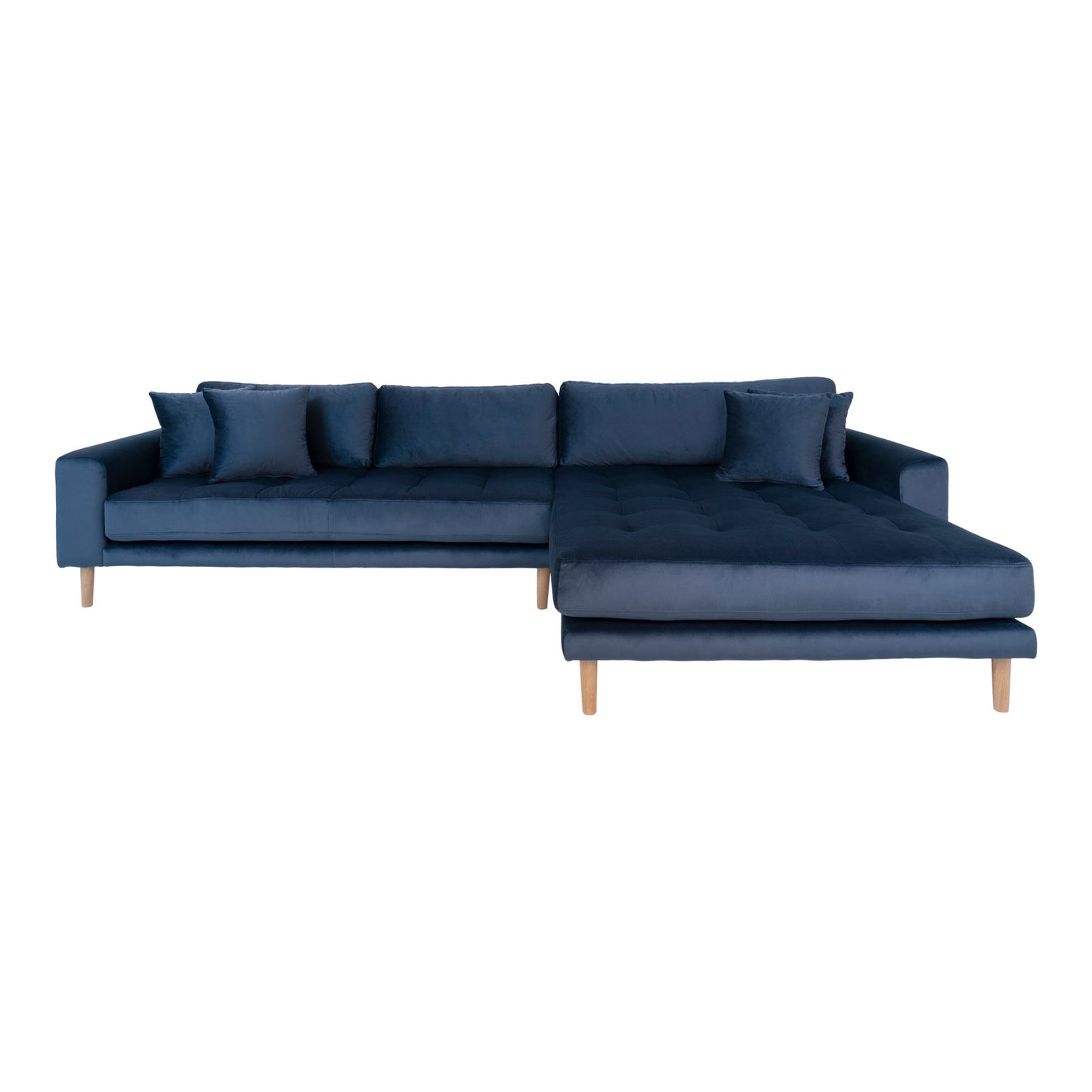 HOUSE NORDIC LIDO LOUNGE SOFA MØRKEBLÅ VELOUR
