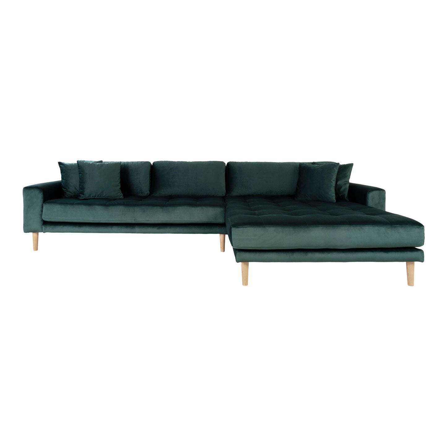 HOUSE NORDIC LIDO LOUNGE SOFA MØRKEGRØN VELOUR