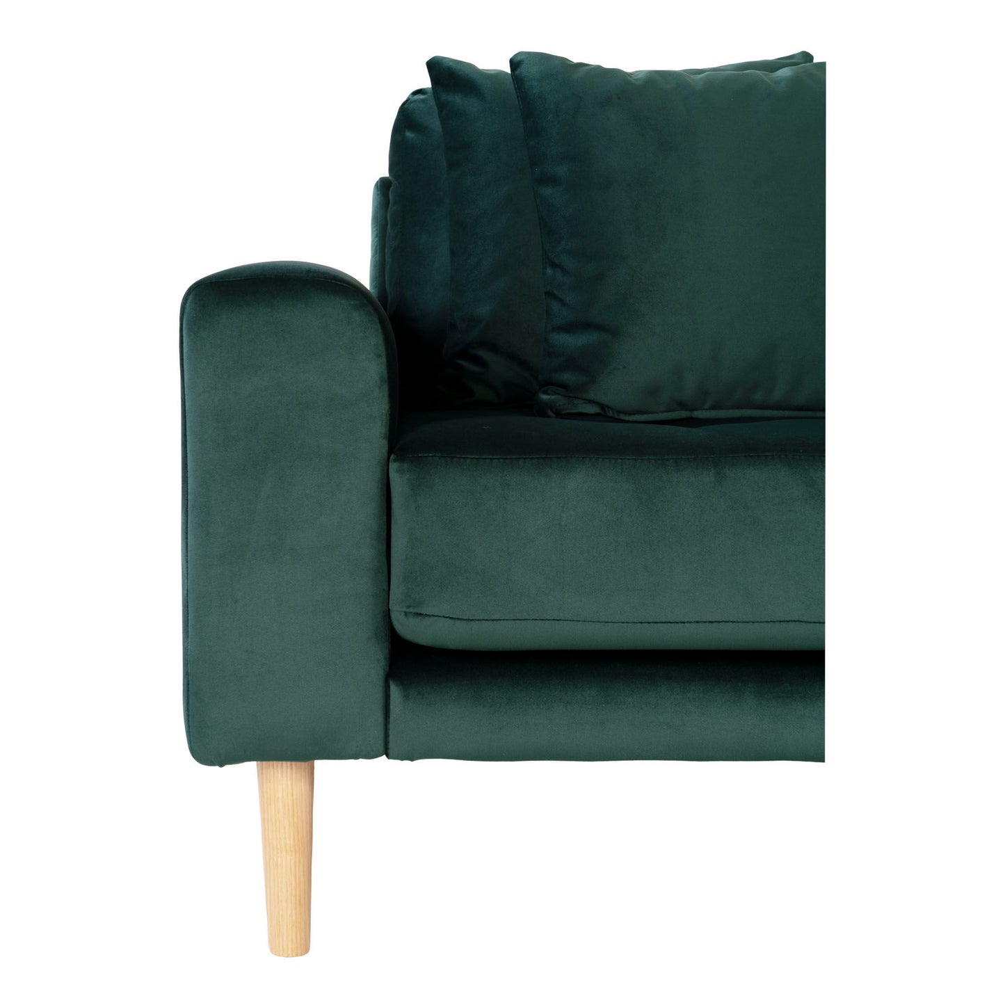 HOUSE NORDIC LIDO LOUNGE SOFA MØRKEGRØN VELOUR