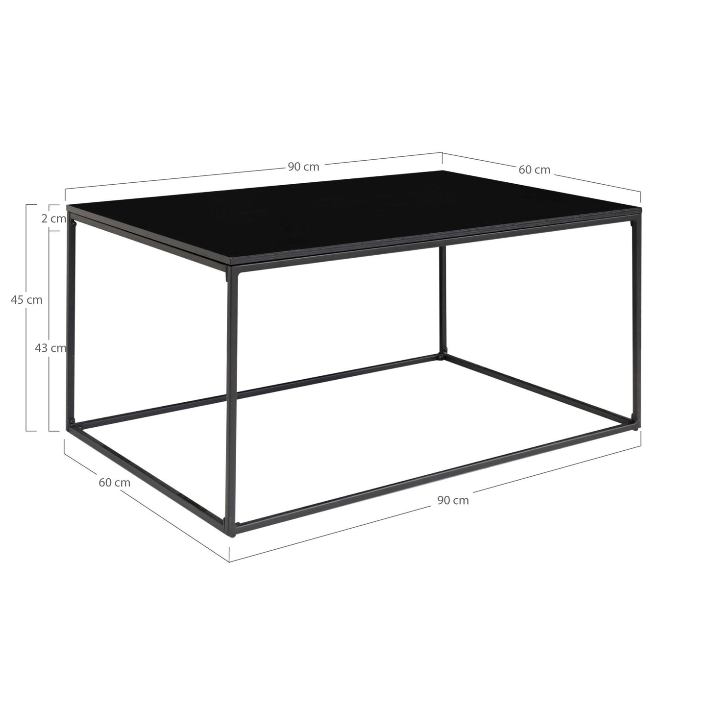 HOUSE NORDIC VITA SOFABORD 60x90