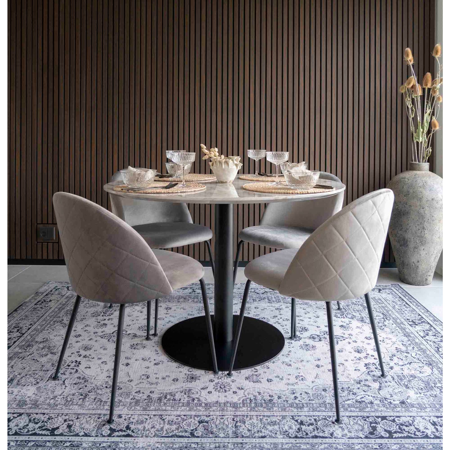 HOUSE NORDIC BOLZANO SPISEBORD Ø110 SORT