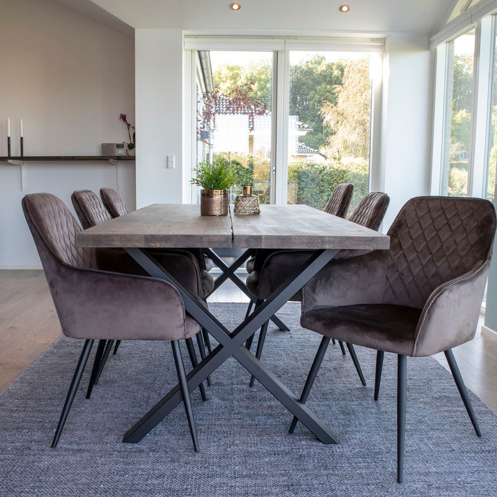 HOUSE NORDIC MONTPELLIER SPISEBORD SMOKED 200 CM