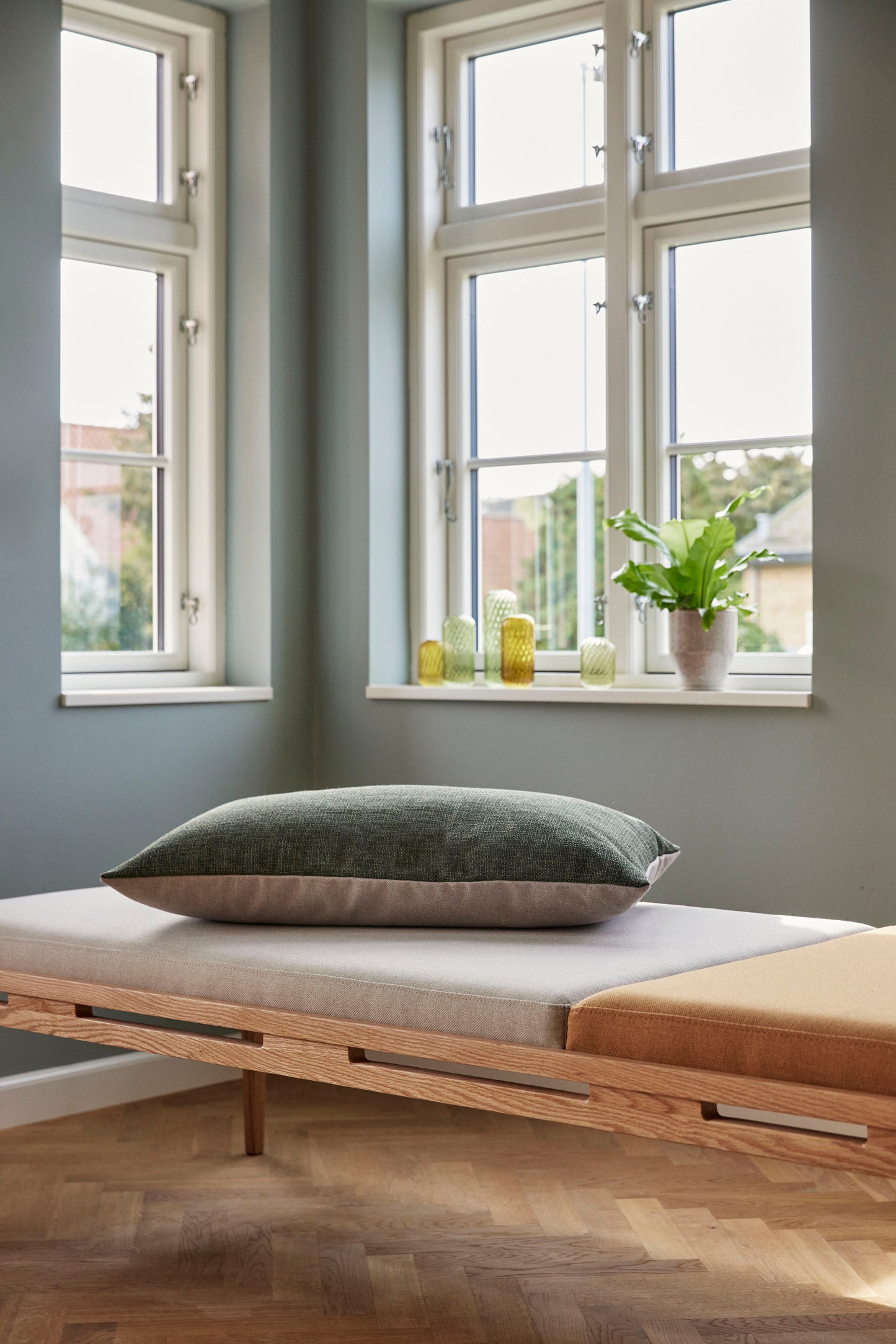 Hübsch Amber Daybed Orange/Beige/Natur