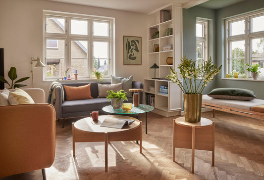 Hübsch Amber Daybed Orange/Beige/Natur