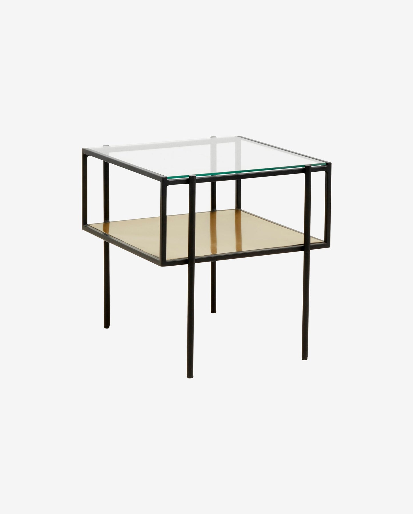 NORDAL PARANA SOFABORD MED KLAR GLAS SMALL