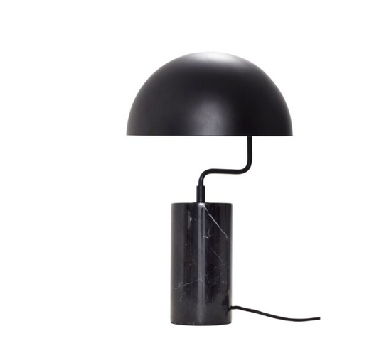 Hübsch Poise Bordlampe Sort