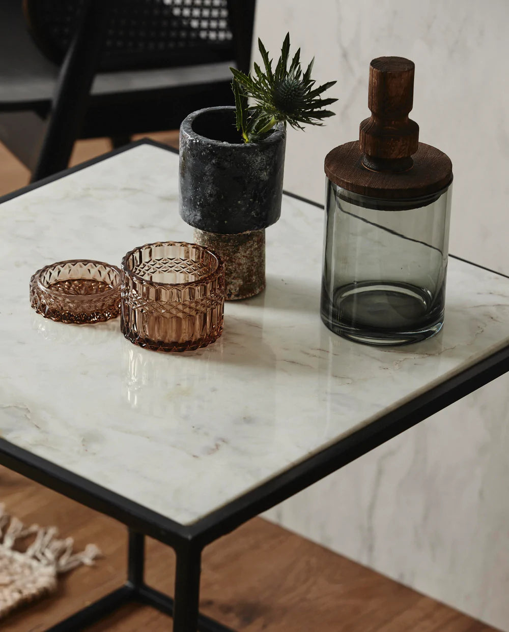 NORDAL CUBE MARMOR SIDEBORD SMALL